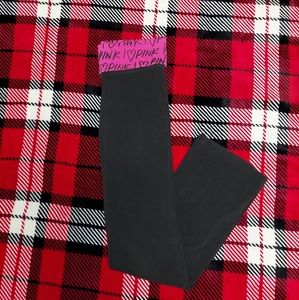 VICTORIAS SECRET PINK SMALL BLACK YOGA PANT